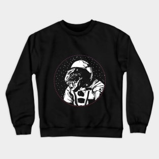 Astronaut Dinosaur Funny Crewneck Sweatshirt